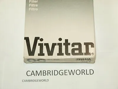 VIVITAR 55mm 81B VMC MULTI COATED AMBER  SCREW In GLASS FILTER • $9.99