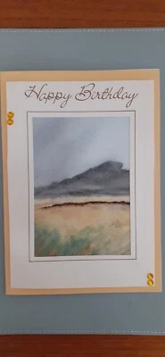 £2.10 • Buy WATERCOLOUR HAND PAINTED Handmade BIRTHDAY CARD 