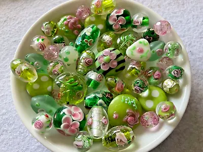 Beautiful Job Lot Of Lampwork Glass Beads Lot 39 • £12.99