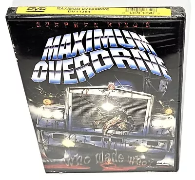 Maximum Overdrive DVD 2001 Anchor Bay Brand New Sealed OOP First Edition • $99.99