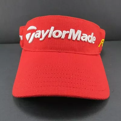 TaylorMade TMax Golf Visor Red Adjustable • $12.35