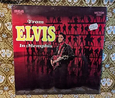 ELVIS Presley From Elvis In Memphis RCA LSP-4155 Stereo 1969 Sealed LP Vinyl  • $139.99