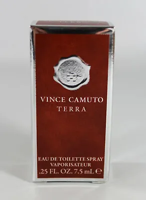 VINCE CAMUTO TERRA  Fragrance Men Travel Size .25 Fl Oz • $11.95