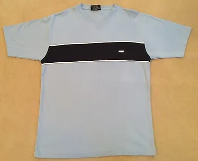 £4.99 • Buy Men's Size Small Urban Spirit Sky Blue With Midnight Blue 100% Cotton T-Shirt
