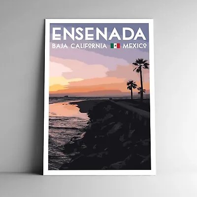 Ensenada Travel Poster / Postcard Mexico Baja California Multiple Sizes • $5.99