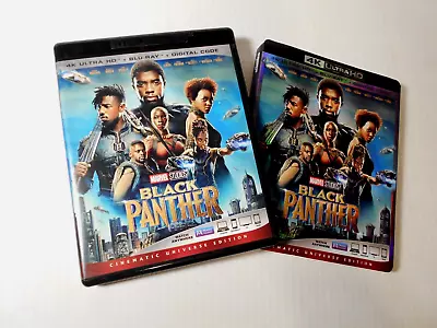 Black Panther 4K Ultra Slip Cover Blu Ray Chadwick Boseman Michael Jordan Marvel • $8.99