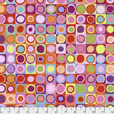 Kaffe Fassett TIDDLYWINKS RED 100% Cotton Quilting & Patchwork Fabric • £8.95