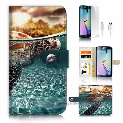 ( For Samsung S7 Edge )  Case Cover P3247 Turtle • $12.99