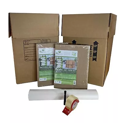 UBMOVE Kitchen Packing Boxes & Supplies Kit #2 - 2 Kitchen Boxes & Partitions • $54.95