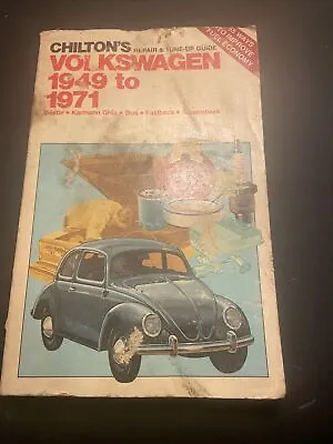 Volkswagen Repair Manual 1949-1971 Beetle Karmann Ghia Bus Fastback Squareback • $7.99