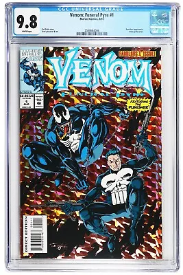 Venom: Funeral Pyre #1 Ft. Punisher CGC NM/MT 9.8 White Pages 2088684006 • $80