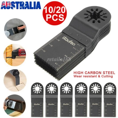 $11.99 • Buy 10/20 Oscillating Multi Tool Blade Saw Blades Wood Metal Cutter For Makita Fein