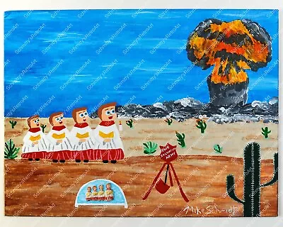 Snow Globe Atomic Bomb 16x12 Print • $29.99