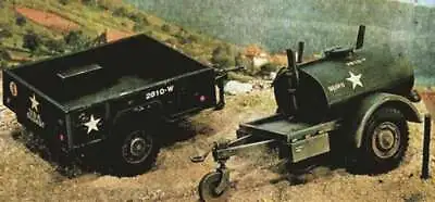 1/35 250 Gal. Tank Trailer & M101 Cargo Trailer • $29.96