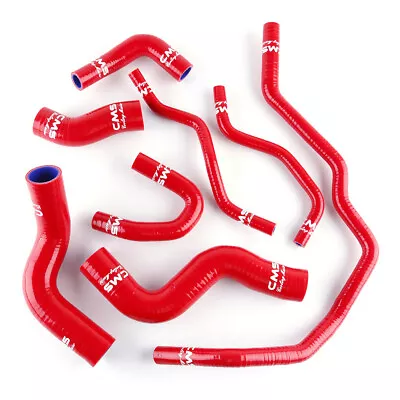 $68.99 • Buy Red Silicone Radiator Coolant Heater Hose Kit For VW Golf GTi MK5 2.0 TFSI Turbo