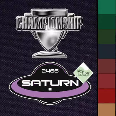 $89.99 • Buy Championship Saturn II Pool Table Felt