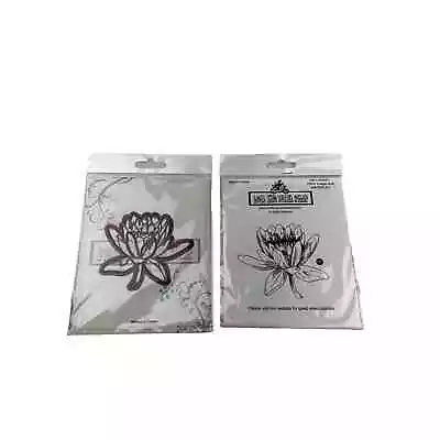 NEW Local King Rubber Unmounted Stamp And Matching Die - WATERLILY • $18