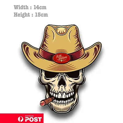 R.M Williams - The Bush Outfitter Skull Cowboy Logo Decal Sticker • $13