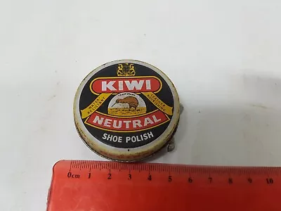 Vintage Kiwi Shoe Polish Neutral Tin • $14.88