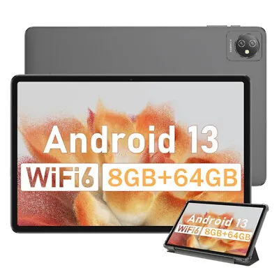 Blackview Tab 70 Wifi Tablet PC 10.1Inch 8GB+64GB Android 13 Tablets 6580mAh New • £89.99