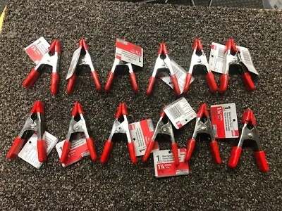 Bessey XM3 1  Metal Spring Clamps With Grips LOT Of 12 • $50