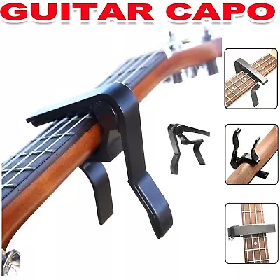 Premium Alloy Capo Quick Release Change Trigger Clamp For Guitar Banjo Ukulele • $12.49