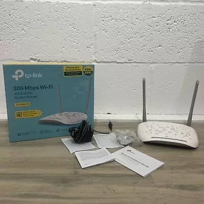 TP-Link TD-W9970  300Mbps Wireless Modem Router - White • £14.99