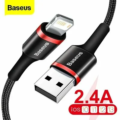 $10.99 • Buy Baseus USB 2.4A Fast Charging Cable For IPhone 13 12 11 Pro Max X XS XS MAX 