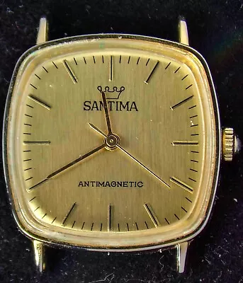 Santima (Swiss Made) Men's Mechanical Watch (Vintage) -- Spares/Repairs • £11