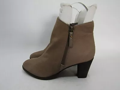 MIA Womens Size 9 Brown Leather Zip Ankle Fashion Boots Booties • $31.34