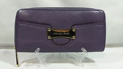 Authenticated Michael Kors Lavender Mercer Continental Wallet • $45.99