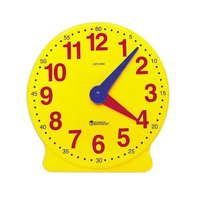 £5.99 • Buy Geared Teaching Aid Time Learning Educational Clock Learn To Tell The Time