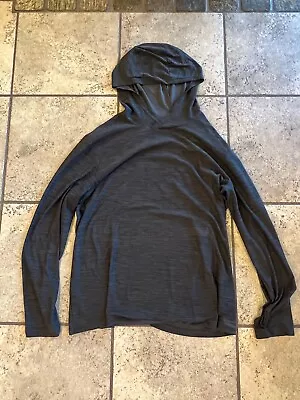 Nike Men’s Long Sleeve Hoodie - Black - Gray - Medium • $4