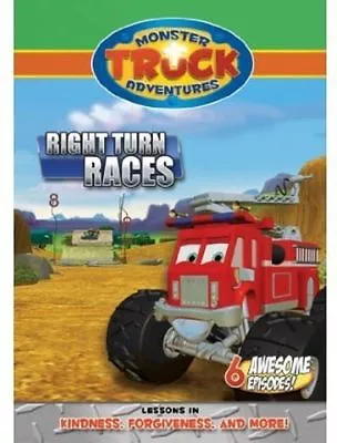 Monster Truck Adventures: Right Turn Races - DVD -  Very Good - Martin RoachKei • $6.99