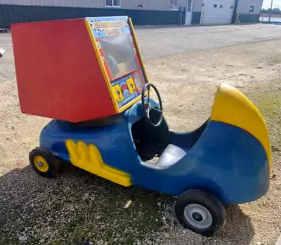 Vintage Cross Country Racer Coin Operated Kiddie Ride / Arcade Driving Game • $1695