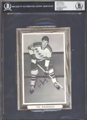 1964 Beehive Photos III #129 Vic Hadfield BGS AUTO 10 Autographed B71910 • $53