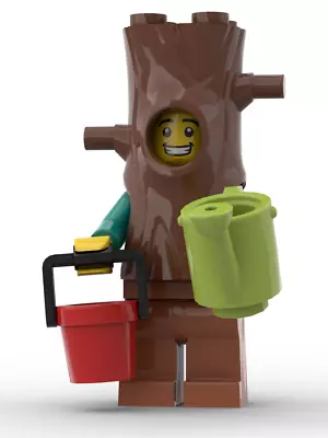 LEGO MINIFIGURES  |  NEW  |  Happy Tree Gardener  |   Brand New Custom MF • $14.99