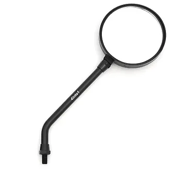 Universal Black Round Motorcycle Mirror - 10MM Honda Kawasaki Suzuki • $13.95