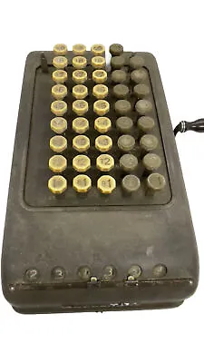 Burroughs Adding Machine Antique Vtg Mechanical Calculator • $60