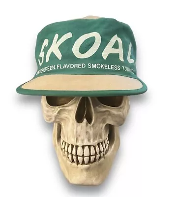 VINTAGE Skoal Hat Army Painters Cap Green United States Tobacco Co Crowd • $24.99