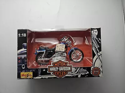 Vintage Maisto Harley Davidson Motorcycle Diecast 1:18  • $19.99