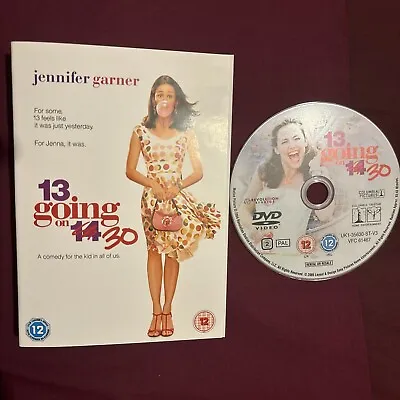 13 Going On 30 (DVD 2004) ONLY DISC & COVER. NO CASE. FREE 📮 POST • £1.60
