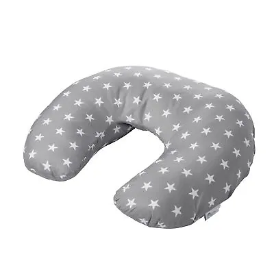 Breast Feeding Nursing Pillow Baby Maternity - Grey With Stars • £13.49