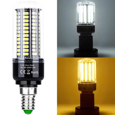 4Pack LED Light Bulb E26/27 E14 B22 Corn Light Bulb Lamp SMD5736 Cool/Warm White • $10.02