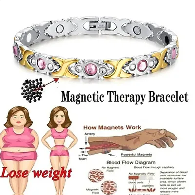 Trendy Weight Loss Energy Magnets Magnetic Jewelry Slimming Bangle Bracelets • $3.91