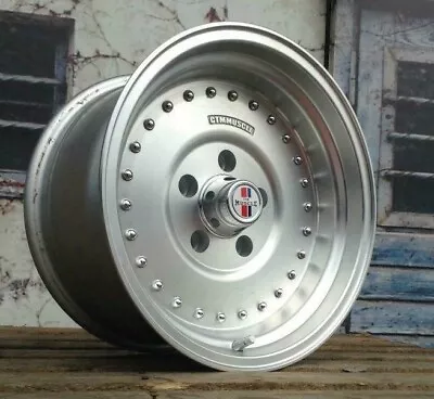 15 Inch CTM Burnout Auto Drag Style Wheels Fit For Holden HQ HX HJ Satin Brushed • $245