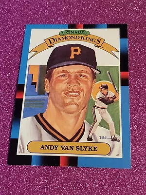 1988 Donruss Diamond Kings Andy Van Slyke Pittsburgh Pirates #18 • $1.50