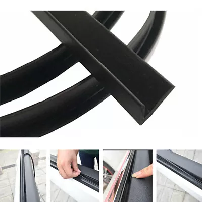 4M Car Door Window Trim Edge Moulding Rubber Noise Weatherstrip Seal Strip Black • $17