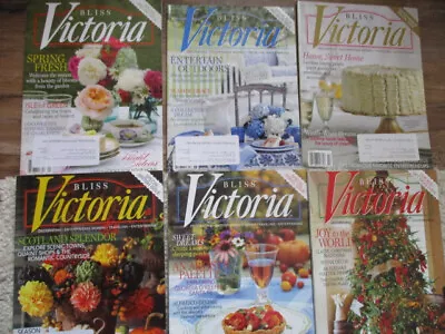 VICTORIA BLISS ROMANTIC HOME MAGAZINES 2012 ENTIRE YEAR/Special Issues/Christmas • $23.99