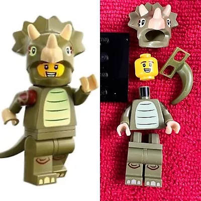 🔥 Lego 71045 Series 25 CMF MiniFig Triceratops Dinosaur Costume NEVER ASSEMBLED • $20.47